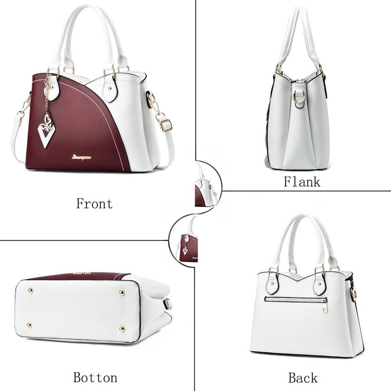 SiMYEER Purses and Handbags Top Handle Satchel Shoulder Bags Messenger Tote Bag for Ladies - Image 3